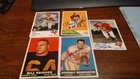 LOT OF 5   Signed Auto NFL Football Card. ALL DALLAS TEXANS .