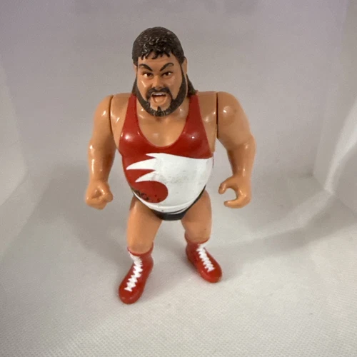 Vintage 1991 WWF Typhoon Action Figure Titan Sports Hasbro Wrestling WWE Works