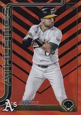 AUSTIN WYNNS TOPPS UPDATE HOLIDAY FOIL A'S ATHLETICS #US-330 2025 25
