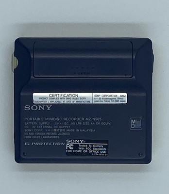 Sony MZ-N505 Net MD Walkman Gold MiniDisc Recorder (with 3 discs