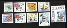 Croatia 1992 set of stamps Mi# 197-215 MH CV=6$