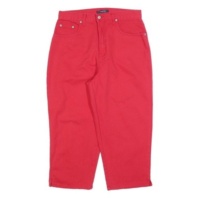 BILLBLASS Damen Regular Fit Rote Jeans Baumwolle W30 L22 Easy Fit