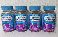 (4) Digestive Advantage Daily Probiotic - 3 in 1  - 60 Gummies Gummy Probiotics