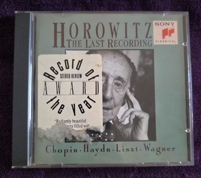 Vladimir Horowitz The Last Recording Sony Classical SK 45818 Chopin Liszt Wagner