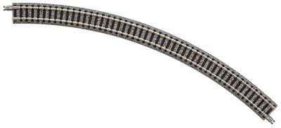 Tomytec 971852 - N 4 Gleise, gebogen, in Schotterbettung, 45°, r 317 mm - Neu