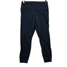 Zyia Leggings Womens Medium Blue Stretch Ankle Activewear Gym Workout Running