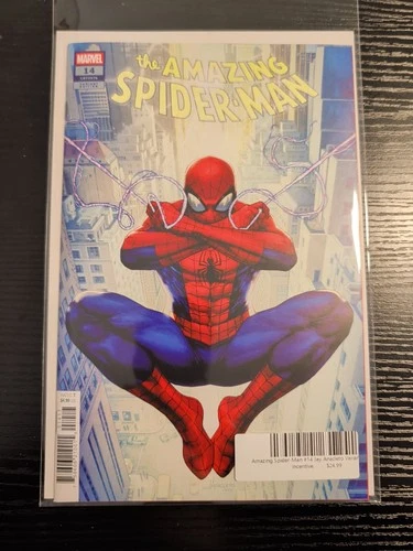 AMAZING SPIDER-MAN #14 JAY ANACLETO VARIANT 1:25 MARVEL COMICS!