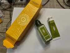L'OCCITANE VERVEINE SHOWER GEL COOLING HAND CREAM GEL- BOXED