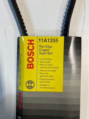 #ad Bosch 11A1255 Raw Edge Cogged Super V Belt Fan Drive NOS Holden Commodore AU $46.00