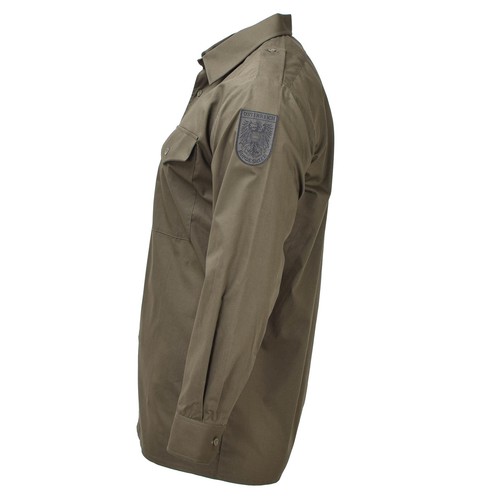 Chemise de campagne originale armée autrichienne avec poches poitrine olive - Photo 4/5