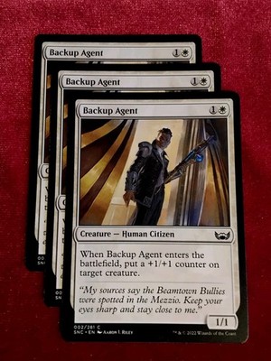 MTG (x3) Streets of New Capenna #2 Backup Assistant   Unplayed Mint+