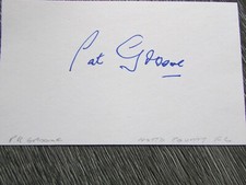 Pat Groome Notts County 1950's Football Player Original Hand Signed Card