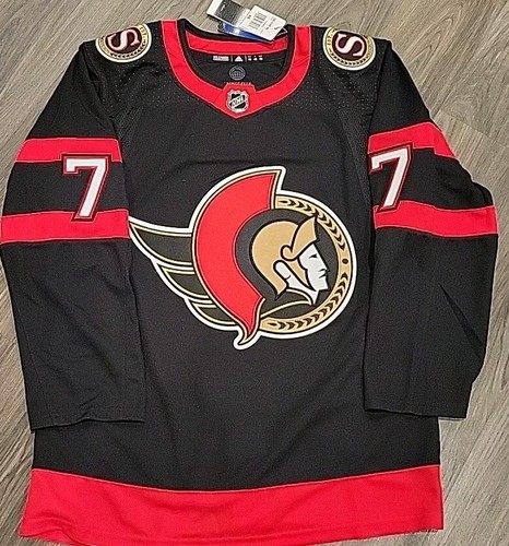 NWT BRADY TKACHUK OTTAWA SENATORS AUTHENTIC ADIDAS PRIMEGREEN JERSEY SIZE 46