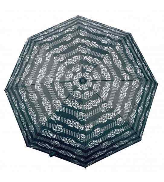 Black Sheet Music Umbrella - Music Gift - Music Themed Umbrella