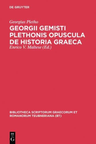 Bibliotheca Scriptorum Graecorum Et Romanorum Teubneriana Ser.: Georgii ...