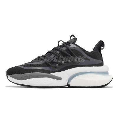 adidas AlphaBoost V1 Black Grey White Men Road Running Sports