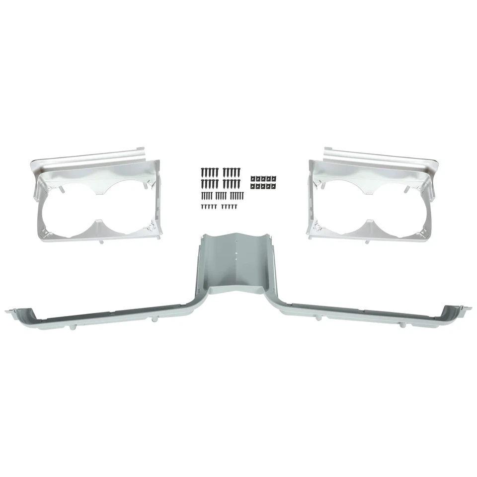 Carcasas de faros y rejilla protector de piedra central para Oldsmobile Cutlass 1971 1972 Foto 3 de 4
