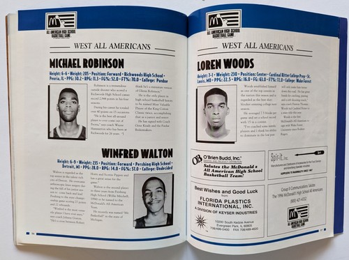 1996 McDonalds All American High School Game Program Kobe Bryant - Picture 12 of 14