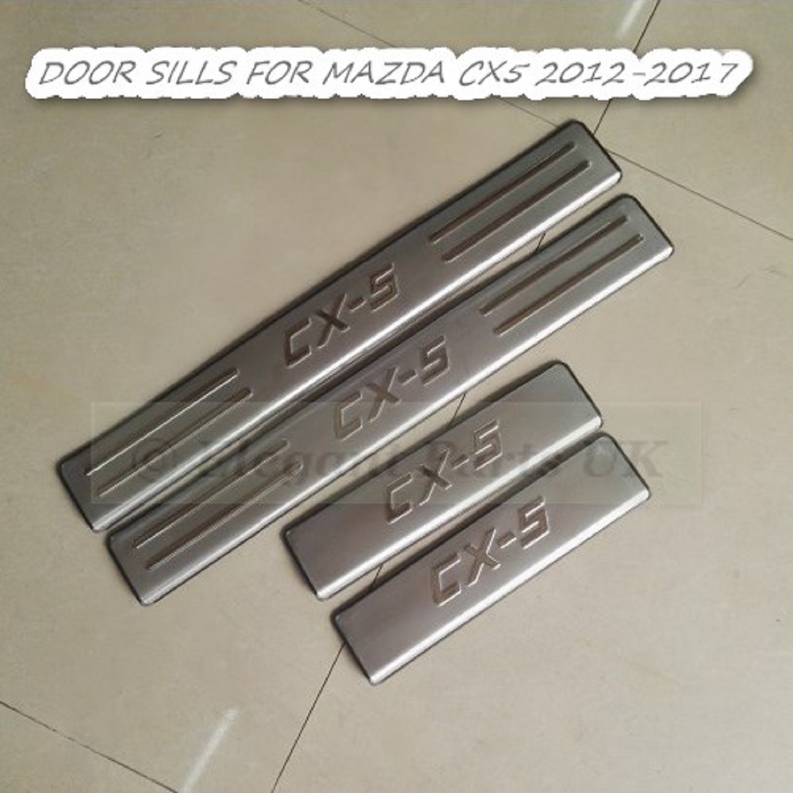 Mazda CX5 Door Sills Panel Scuff Plate Kick Step Protect Cover Pad