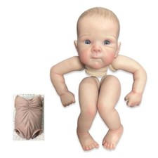 18in Lifelike Reborn Doll Kit Already Painted Girl Boy Unassemble DIY Toys Kits