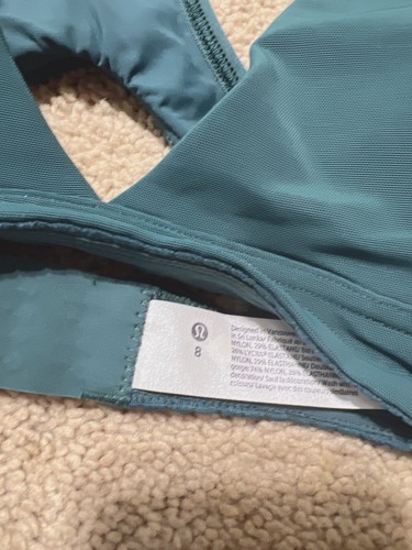 Lululemon All Day Breeze Bra NWT color GRNJ size 8 - Picture 3 of 6
