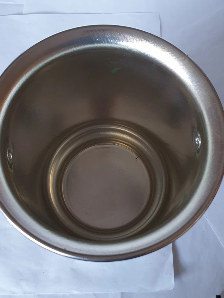 Secchiello per il ghiaccio produz.Italiana, vintage anni '80.Dim cm:dia 22 x 21h - Immagine 3 di 4