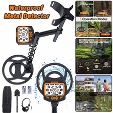 Waterproof Metal Detector - 10" Hollow Coil,Lightweight,Backyard Treasure Finder
