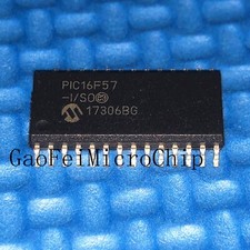 5PCS PIC16F57-I/SO PIC16F57 SOP-28 Flash-Based 8-Bit CMOS Microcontroller IC
