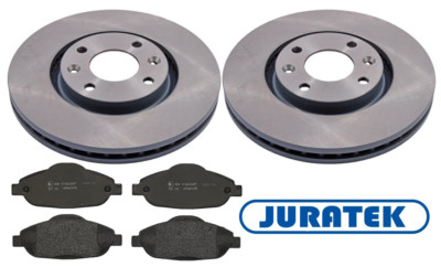 For Peugeot - 3008 1.6 VTi HDi 2009-2015 Front Brake Discs and Pads Set Juratek