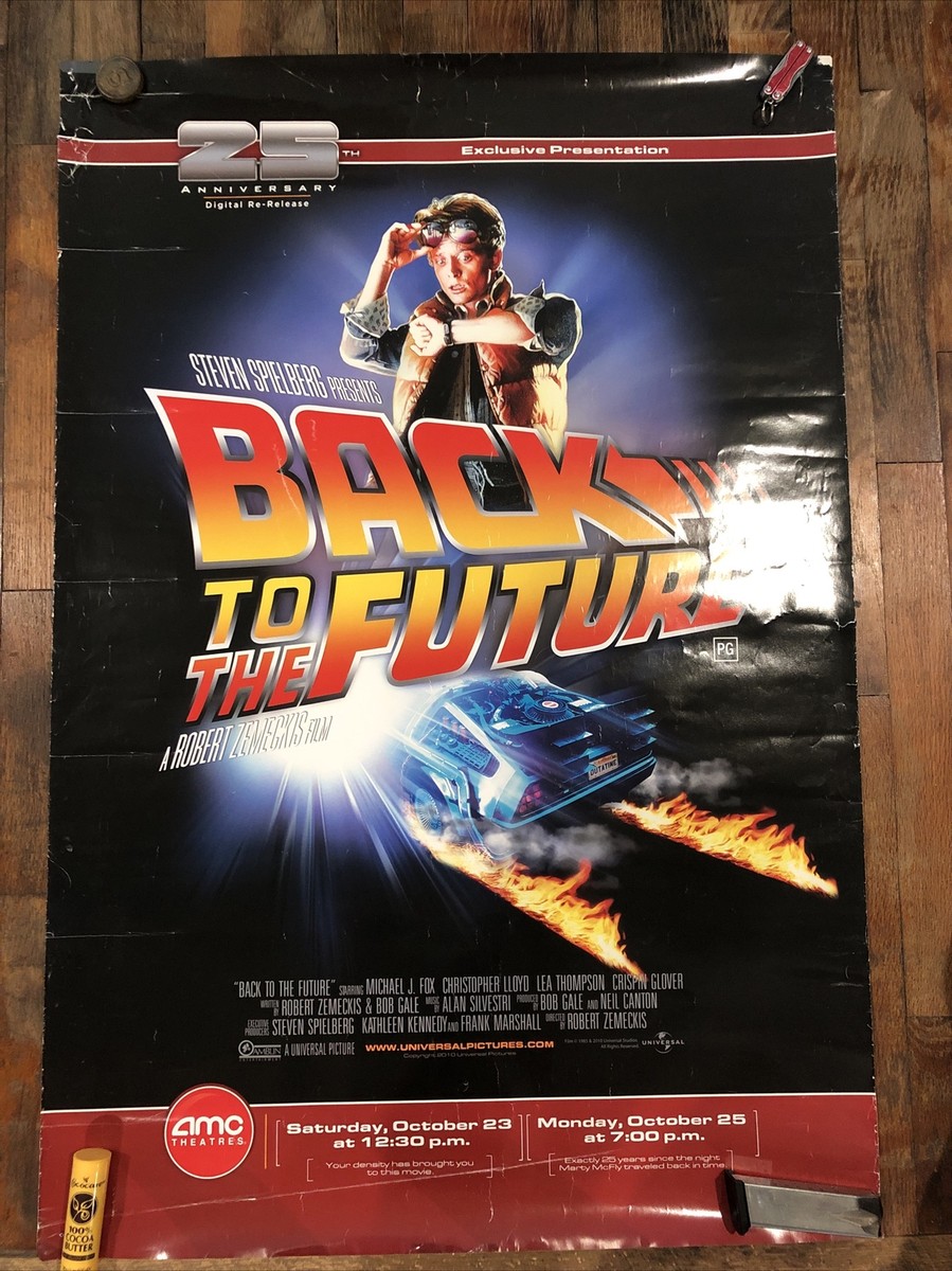 Back To The Future 25th Anniversary AMC Theatres Movie Poster