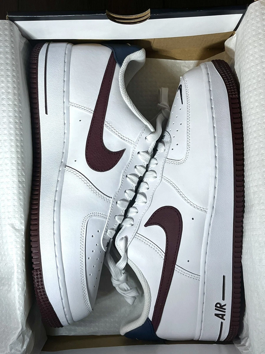 Nike Air Force 1 '07 LV8 White Night Maroon for Sale