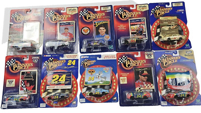 Vintage Die Cast Car Lot JEFF GORDON Winners Circle 1/64 10 Different 1997-2002