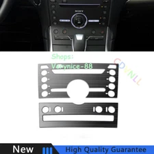 Console AC Button Control Frame Trim 2* Fit For Ford Edge 15-2020 Black Titanium