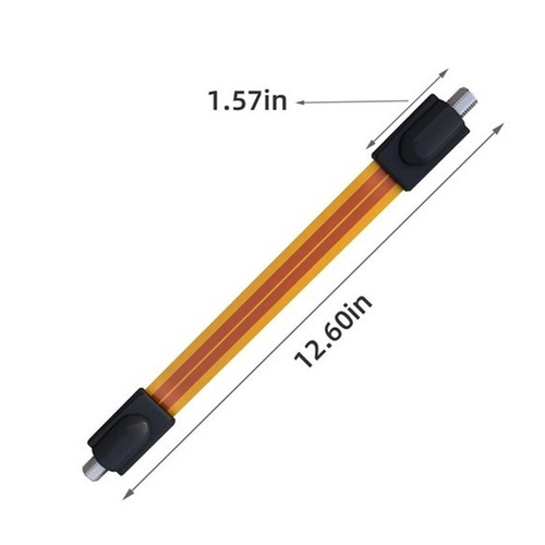 F Female Connector Flat Coaxial Cable Pass Home Car Window Door For Satelli$9 - Picture 3 of 10