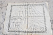 vieux papiers - lot de 2 - affiche - baccalaureat - XIXème