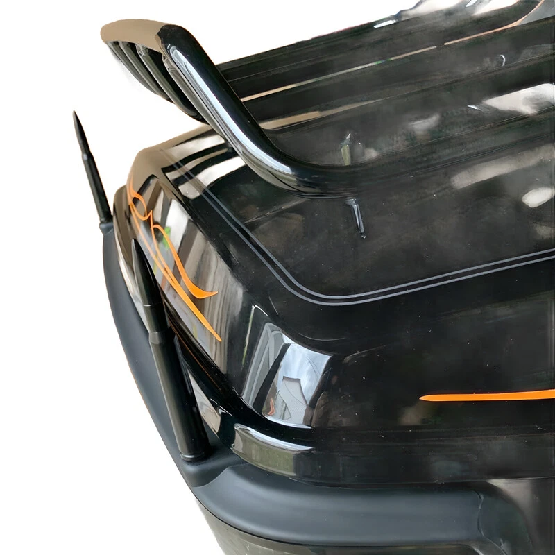 JUEGO DE 2 ANTENAS CORTAS BALA 50 CAL HARLEY DAVIDSON ELECTRA GLIDE 94-2016. Foto 3 de 4