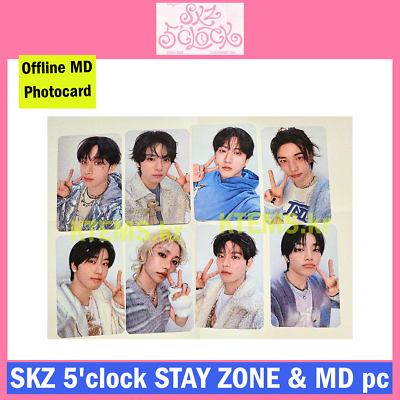 Stray Kids Fan Meeting SKZ 5'clock STAY ZONE Photocard MD Stray Kids Fan Meeting SKZ 5'clock STAY ZONE Photocard MD