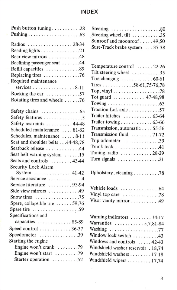 Ford Thunderbird 1976 manual del propietario original OEM T-bird libro de guía del usuario Foto 4 de 4