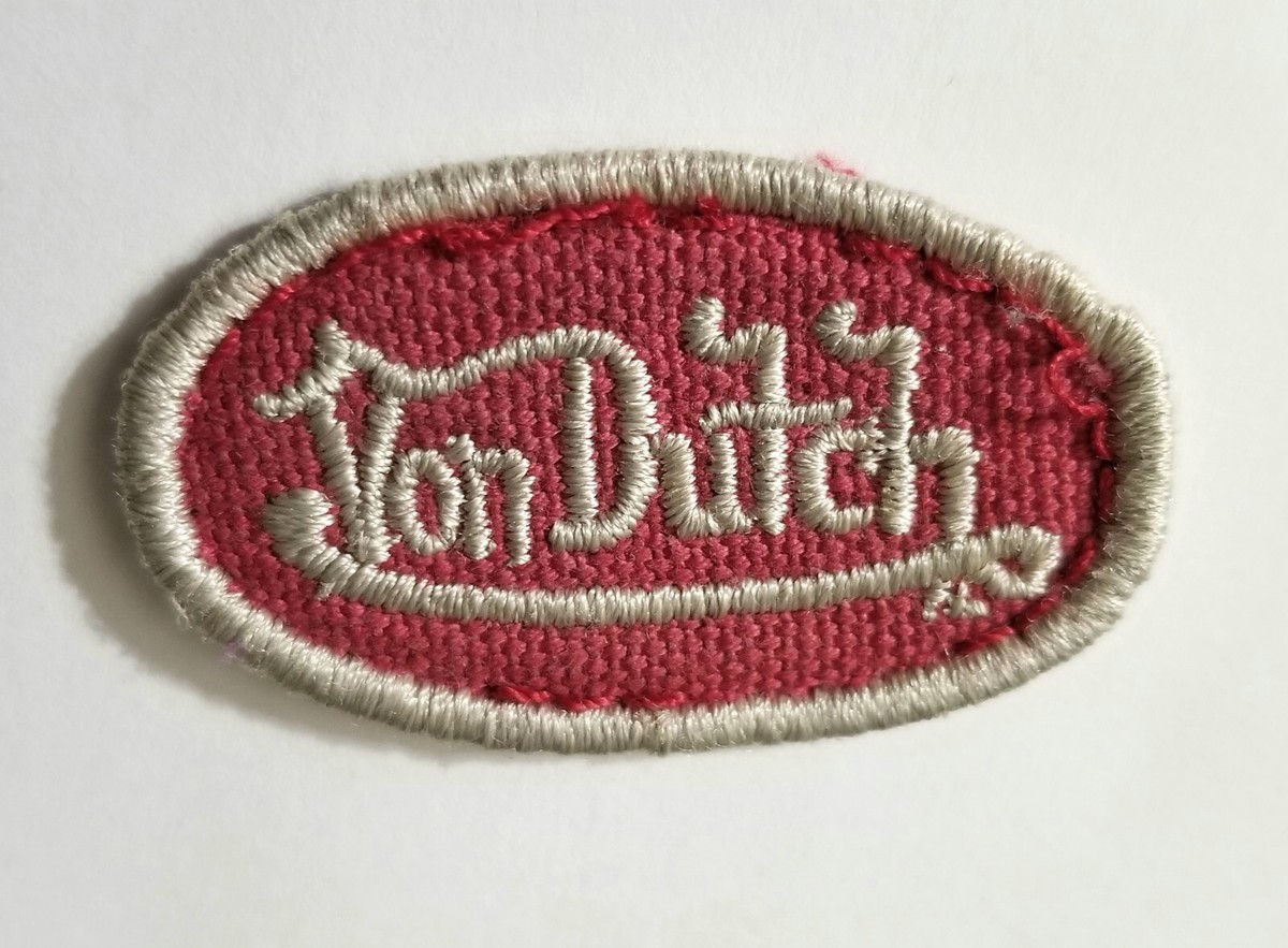VON DUTCH VINTAGE PATCH 3 BUSINESS CARD HOTROD KUSTOM