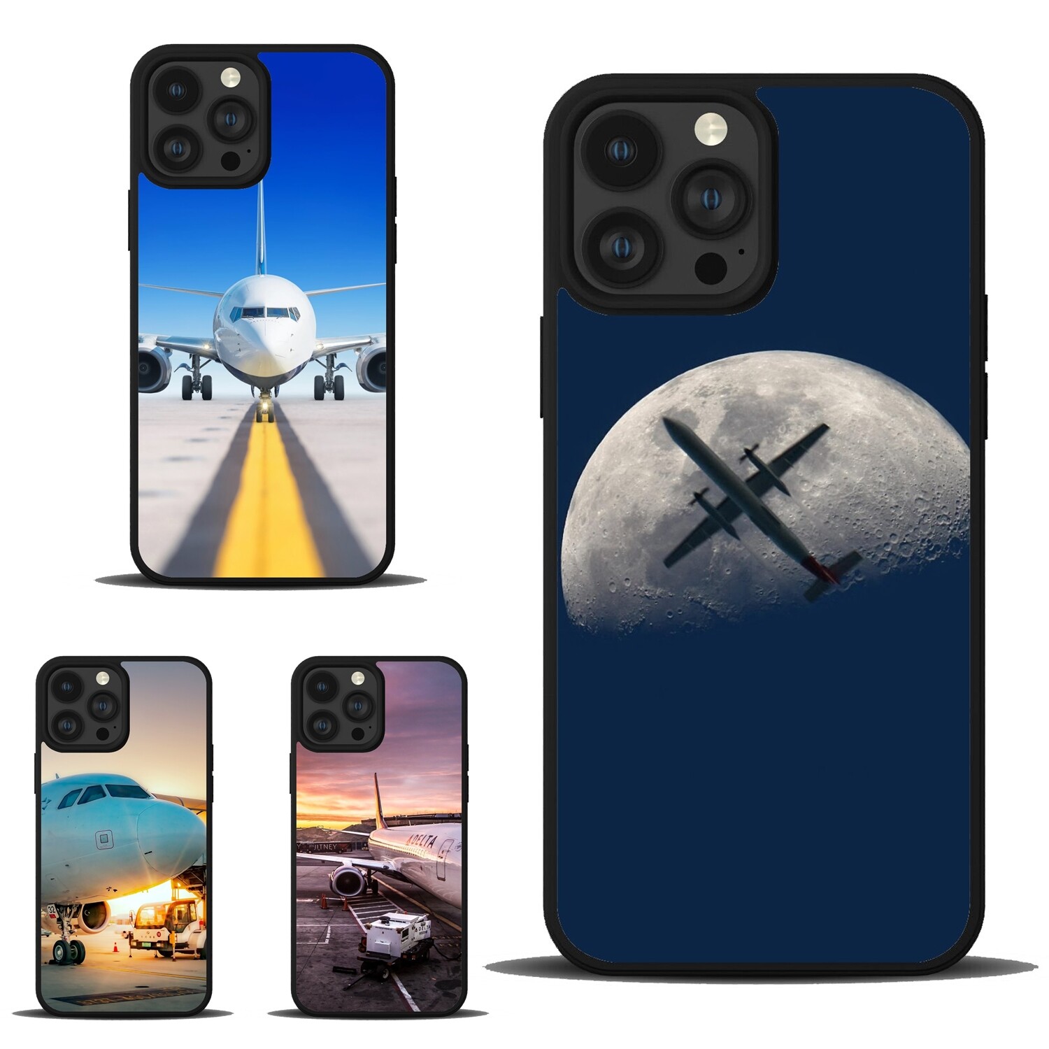 Phone Cases For Apple iPhone Samsung Galaxy S24 Flight Sky Plane Cloud