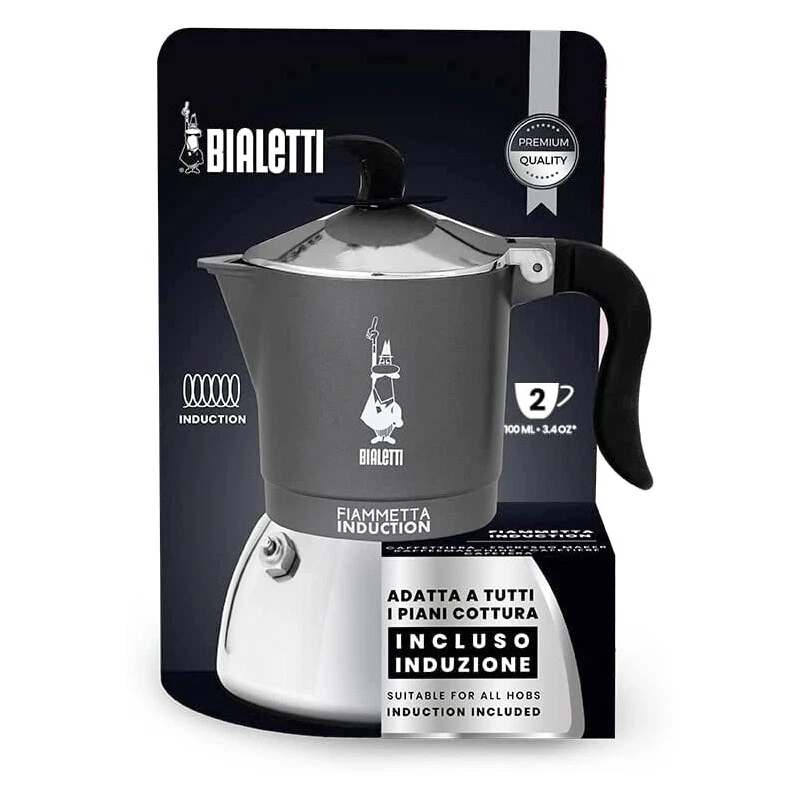 Bialetti Moka Induction 3 cups white