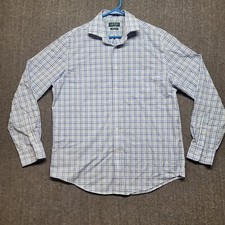 Lauren Ralph Lauren Shirt Men's Large Regular Check Button Up Classic Stretch