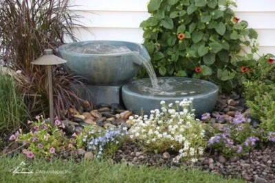 Aquascape Spillway Bowl and Basin Landscape Fountain Kit 19'' Bowl & 21'' Basin
