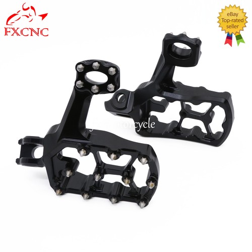 For Suzuki RMZ250 RMZ450 2010-2022 CNC Extended Footpegs Pegs Footrest Aluminum - Picture 2 of 9