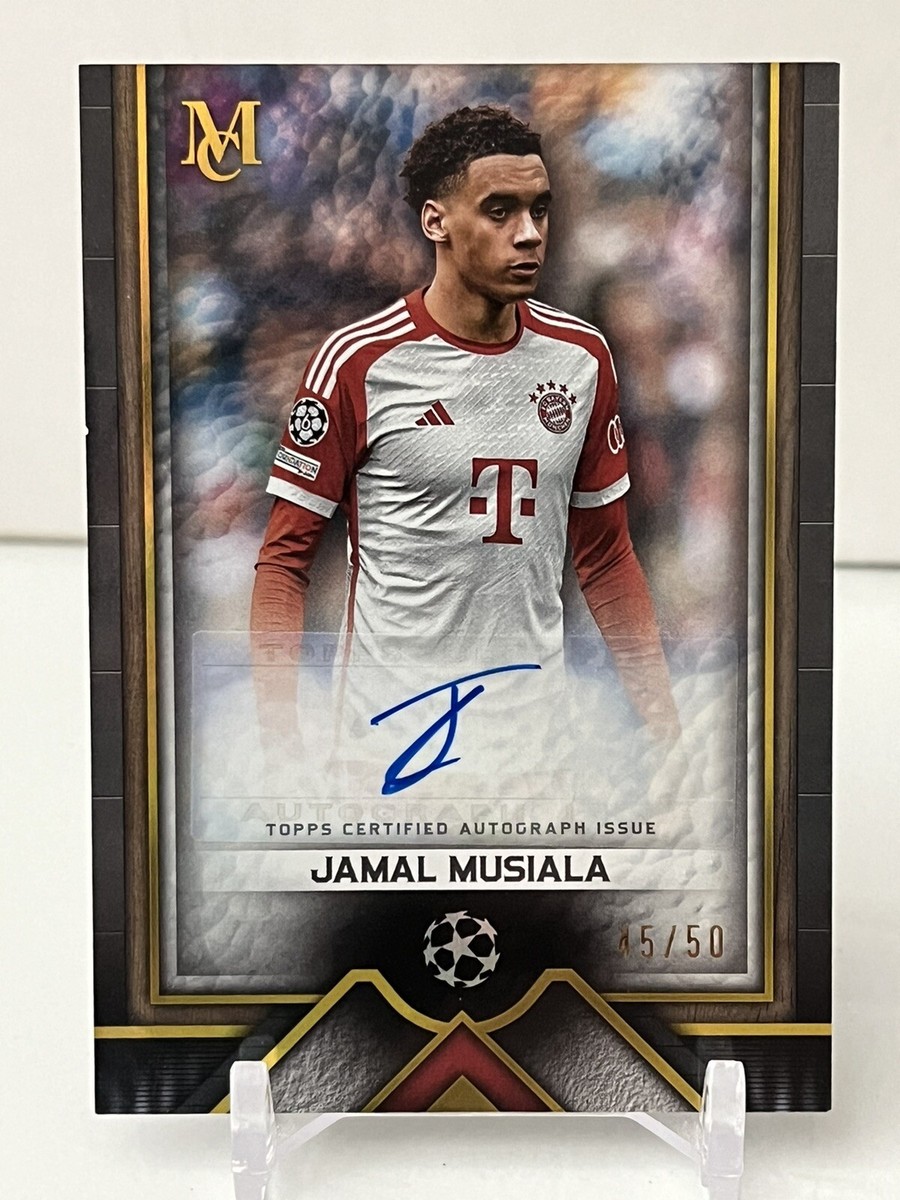 Jamal Musiala Gold Auto /50 Bayern Munich 2024 Topps Museum | eBay