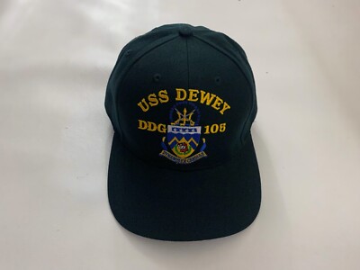 USS DEWEY DDG 105 ETT The Corps US Dark Green Baseball Cap Hat One Size