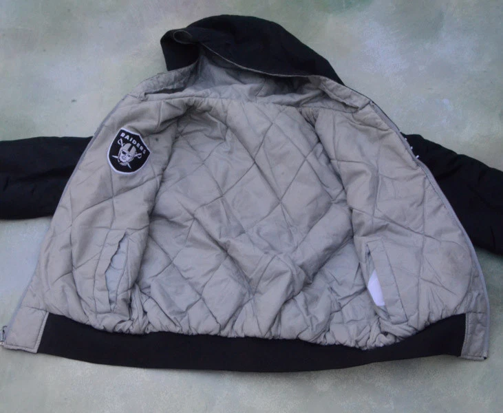 Винтажная куртка NFL Oakland Raiders__см. фотографии для измерения. - Изображение 3 из 4