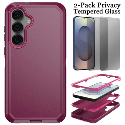 For Samsung Galaxy S25/Ultra/Plus Heavy Duty Case Cover / Privacy Tempered Glass - Picture 59 of 85