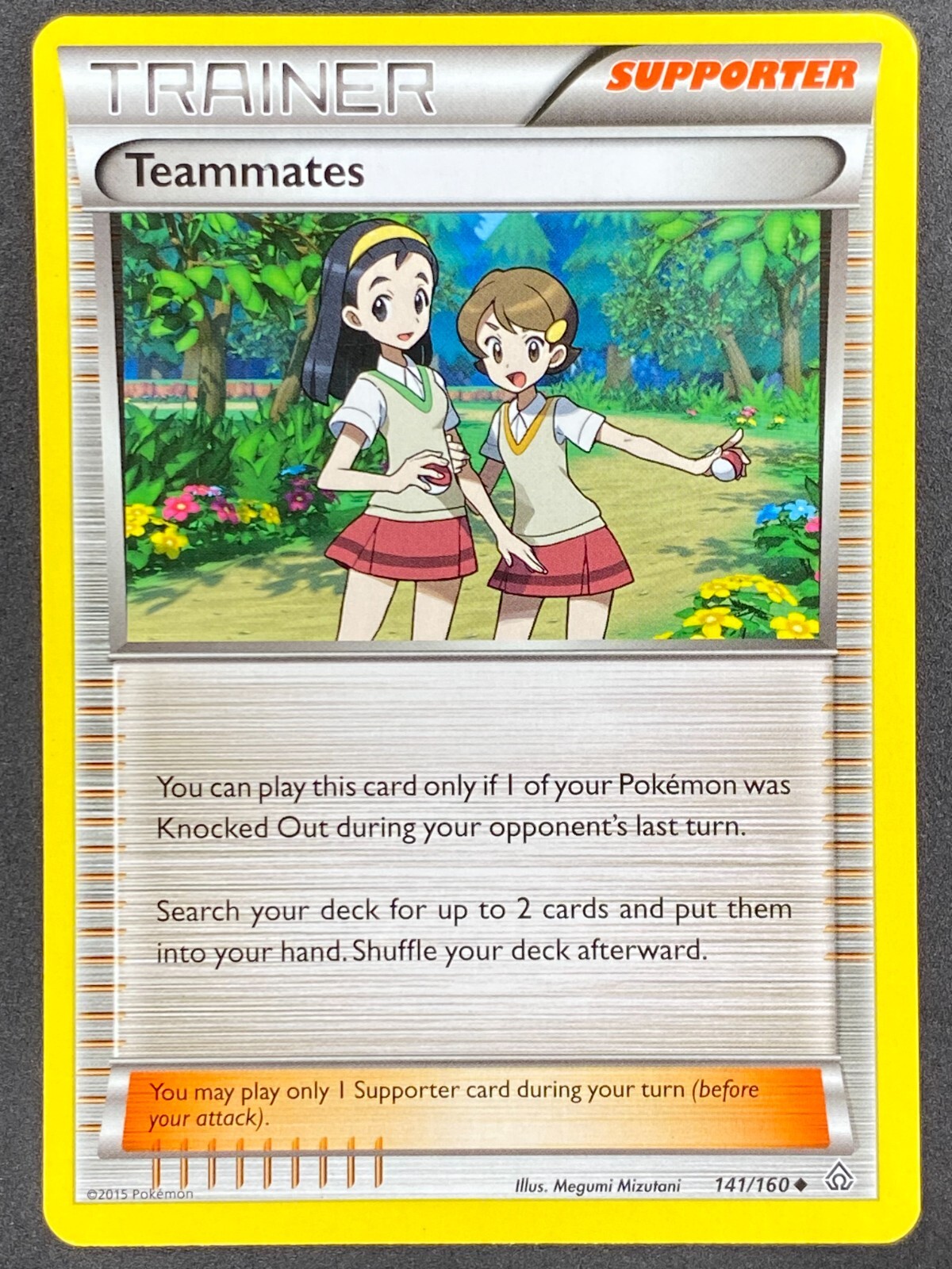 Pokémon Teammates 141/160 PRC Primal Clash NM