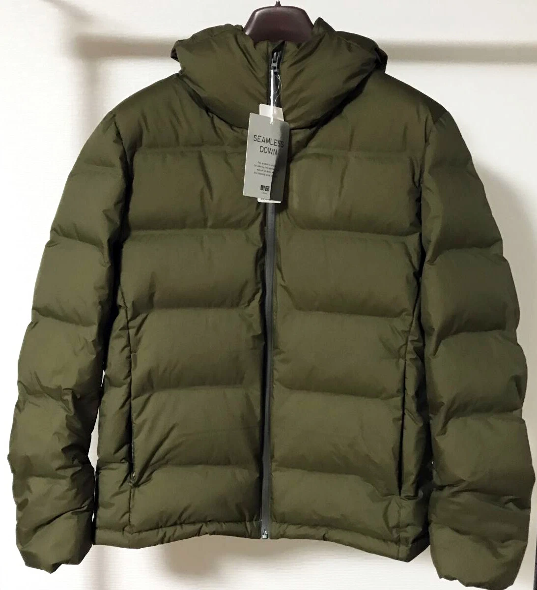 Uniqlo Men s Seamless Down Parka Water Repellent Puffer Coat